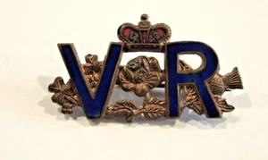 ANTIQUE 1887? JUBILEE BROOCH VR VICTORIA REGINA UK FLORAL EMBLEMS #2 - Bild 1 von 4