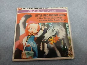 View-Master ROTKÄPPCHEN, DREI KLEINE SCHWEINE & BILLY ZIEGEN RUPPIG VERSIEGELT - Bild 1 von 2