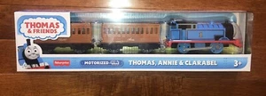 Thomas and Friends Thomas Annie Clarabel Motorized Engine Train New - Picture 1 of 6