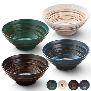 Ceramic Ramen Bowls Set of 4 35 oz Large Japanese Serving Bowls for SaladUdon... - Picture 1 of 7