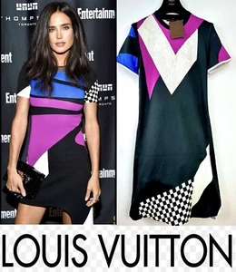 3k Louis Vuitton 2017 Rio Sequin Black White 36 38 2 4 6 8 XS S M Dress Top - Picture 1 of 24