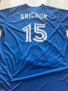 Toronto Blue Jays Randal Grichuk #15 Blue SGA Promo Jersey Men's XL MLB Baseball - Picture 1 of 6