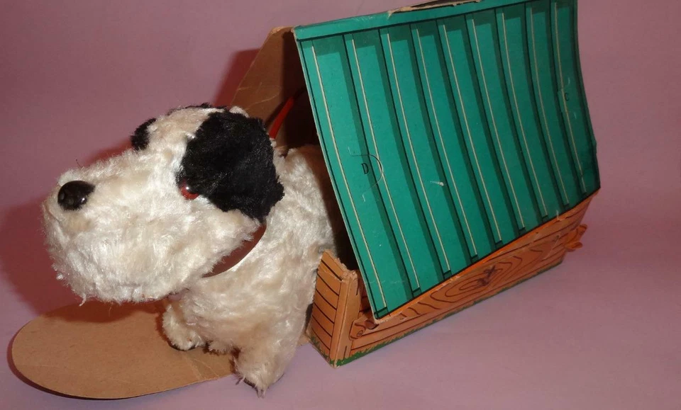 FIDO WALKING DOG ALPS JAPÓN JUGUETE MECÁNICO DE MANO con CAJA ORIGINAL PARA PERROS AÑOS 60 ¡Funciona! Foto 1 de 1