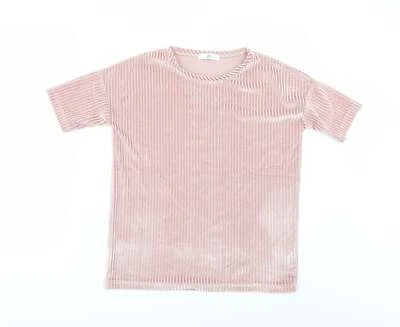 La Redoute Girls Pink Polyester blend T-Shirt Size 12 Years Roll Neck - Image 1 of 4