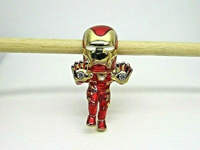 Auténtico Pandora #760268C01 Marvel Los Vengadores Iron Man Charm Shine Collection Foto 1 de 2