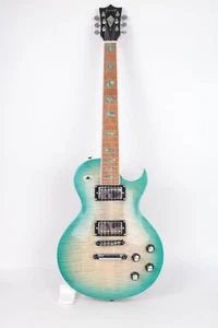 6-String Blue Sunburst  electric guitar Solid body Abolone Inlays Maple Neck - Bild 1 von 6