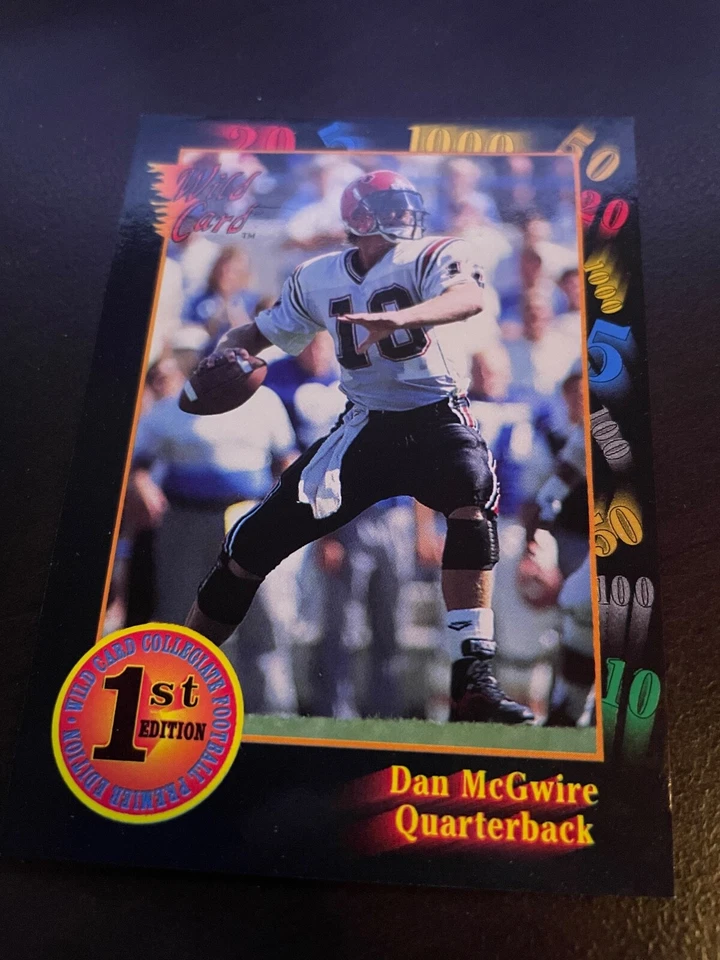 1991 Wild Card Draft - Dan McGwire #111 (RC) - Image 1 of 1