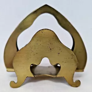 VTG Abercrombie & Fitch Co Brass Desk Set Letter Holder Organizer New York RARE - Picture 1 of 7