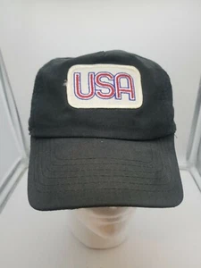 Vintage USA Patch Ball Cap Hat Snapback Baseball Adult  SEE PICS - Picture 1 of 5