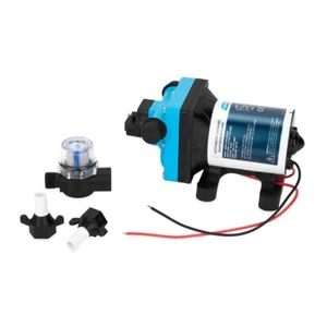 CAMCO Self-Priming Fresh Water Pump 3 GPM 55 lbs PSI 8" L x 5"W x 4-3/8"H  22491 - Picture 1 of 10
