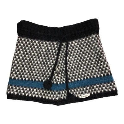 EVEREST DESIGNS Nordic Lined Wool Ski  Skirt Handmade Nepal Sweater knit Sz M - Image 1 of 4