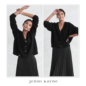 NEW Jenni Kayne Cocoon Cashmere Cardigan Navy  Size 3X - Picture 1 of 11