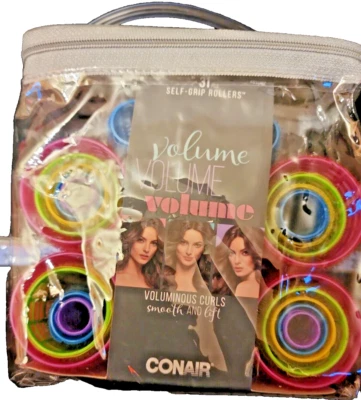Rodillos de pelo autoagarrables Conair volumen y elevación 31 piezas mujer multicolor (T3) Foto 1 de 2