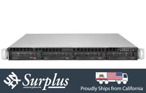 1U Supermicro Server Intel Xeon E3-1270 V3 8GB DDR3 RAM 4x 1GB Ethernet IPMI - Picture 1 of 3