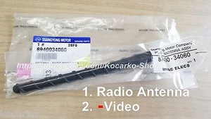 Radio Roof Pole Antenna Ssangyong Tivoli 15+ New Actyon 11+ Rodius/Stavic 13+ - Picture 1 of 6