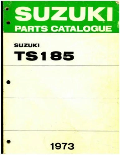 Suzuki TS185 Sierra 1971-1973 manual de piezas de motocicleta Foto 1 de 1