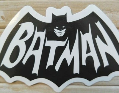 x2 Batman DC Vinyl PVC Stickers Laptop Skateboard Car Decal Phone Wall   - Image 1 of 2