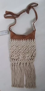 Bolso cruzado de ganchillo Nella pequeño/mediano bolso de verano regalo gratis - Imagen 1 de 4
