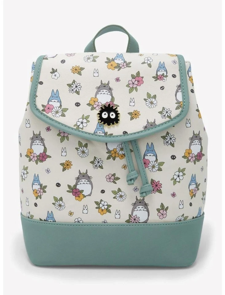 Mini Mochila Studio Ghibli My Neighbor Totoro Floral Slouch Her Universe Foto 1 de 1