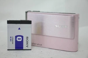 Excellent+ Sony Cyber Shot DSC-T70 8.1MP 3x Zoom Digital Camera Pink JP only - Picture 1 of 7