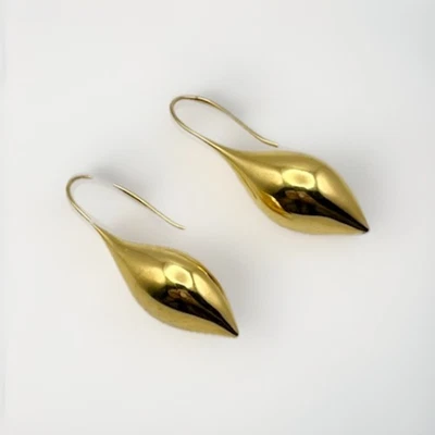 Pendientes de gancho Michael Dawkins Vermeil oro plata esterlina lágrima | 10 g Foto 1 de 4