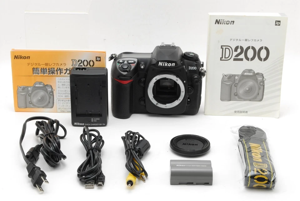 10,270 Shots!! [NEAR MINT W/Strap] Nikon D200 Digital SLR Camera From JAPAN - Image 1 of 4