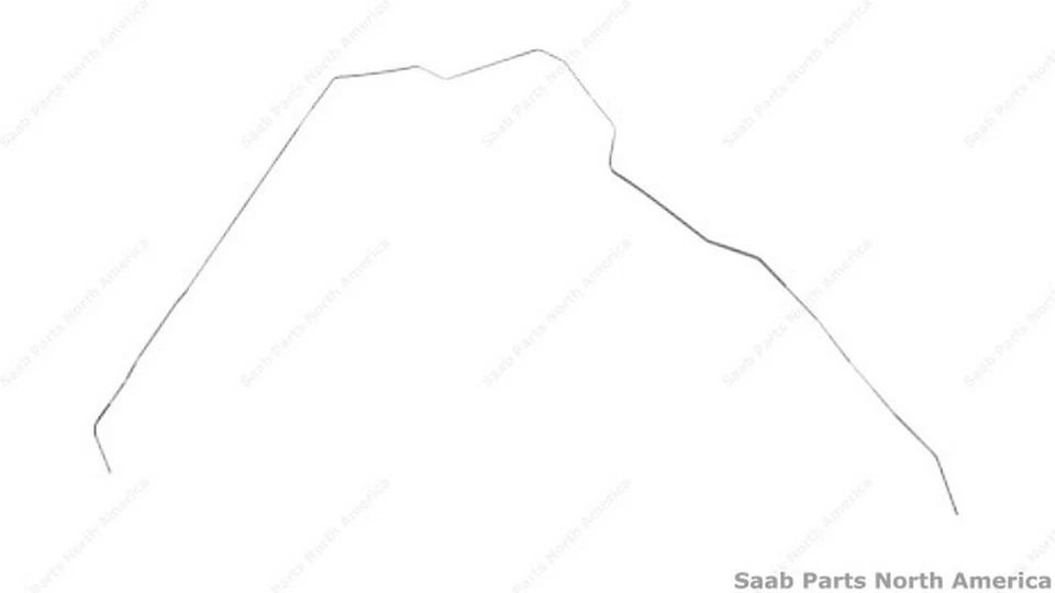 Genuine Saab Right Brake Line For 1999-2002 Saab 9-3 4837720-AC Foto 1 de 1