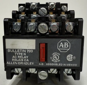 Allen-Bradley 700-N400A1 120V-Spule 4polig 10A 300V Schließer/Öffner Steuerrelais 700-NA00 - Bild 1 von 13