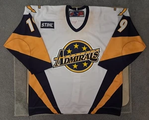 Camiseta deportiva de hockey usada Loa 2003-2004 Nicolas Corbeil Norfolk Admirals AHL juego - Imagen 1 de 9