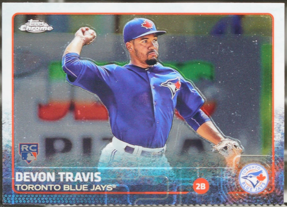 2015 Topps Chrome Baseball Devon Travis #184 NM - Image 1 of 1