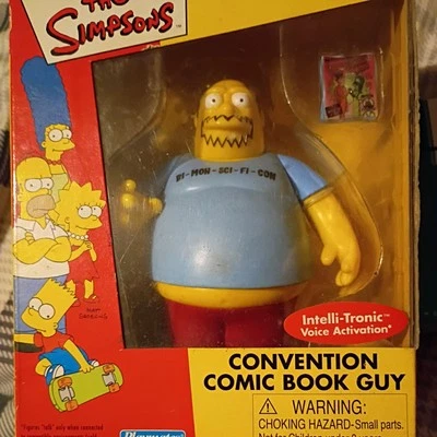 Cómic de la Convención de Los Simpson tipo ToyFare Playmates figura exclusiva rara  Foto 1 de 3