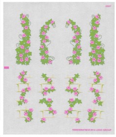 NEW Lego 41055 Sticker Sheet #2 Stickers Parts Pieces Set Genuine