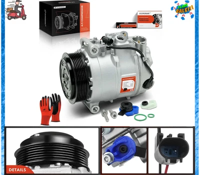  Компрессор кондиционера переменного тока со сцеплением совместим с Mercedes-Benz C  - Изображение 1 из 4