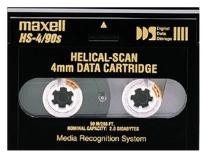 Maxell 2.0GB 91.5M HS-4/90S 4MM Data Cartridge For Helical Scan Drives Brand New - Picture 1 of 3