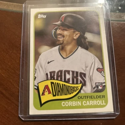 2023 Topps Archives - 1965 Topps Corbin Carroll #180 (RC) - Image 1 of 2