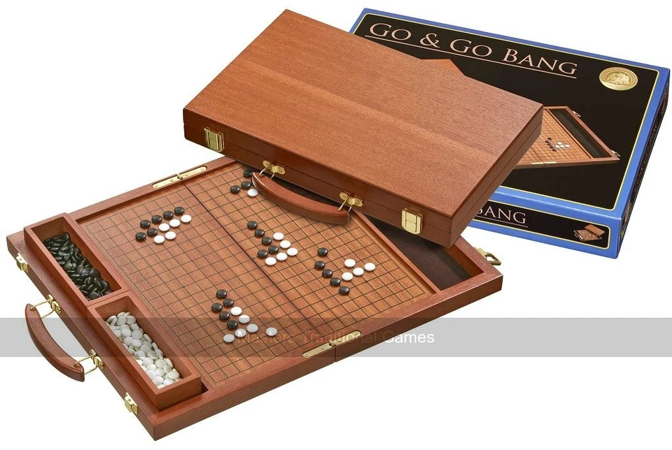 Philos Go set in Portable Wooden Case (UK) - Image 1 of 1