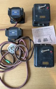 Vintage Meccano Hornby-Dublo x 2 Transformer sx 2 Controller - Untested - Foto 1 di 9