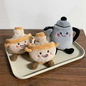 Cute simulation hot pot pendant plush toy soft filling couple fun - Picture 1 of 6