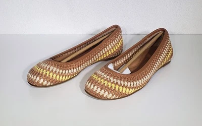 Новый в коробке Gentle Souls от Kenneth Cole Mable женщин плоскостях туфли банан ткани размер 6 М - Изображение 1 из 4