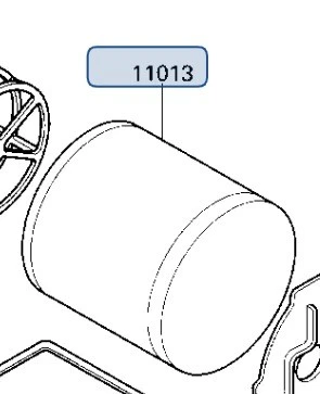 Filtro de aire Kawasaki OEM 86-87 KLT 185 Bayou 300 elementos 11013-1130 Foto 1 de 1