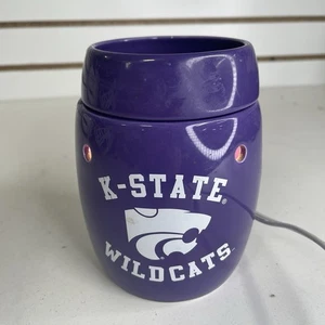 KSU Kansas State University Wildcats Scentsy Full Size Purple Wax Warmer - BH - Picture 1 of 11