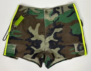 Furst of a Kind Camo Shorts 31" Waist Woodland Camouflage Military Club Kid Rave - Picture 1 of 15