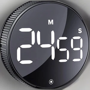 Blue snail kitchen Black  timer magnetic Digital New  Baking - Picture 1 of 2