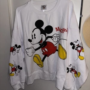 Disney Mickey & Co MickeyMouse Pullover Sweatshirt For Women 2X NWT - Picture 1 of 5