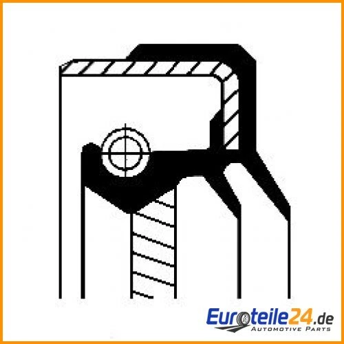 Anillo obturador eje, diferencial CORTECO 01033796B para BMW X5 Foto 1 de 1