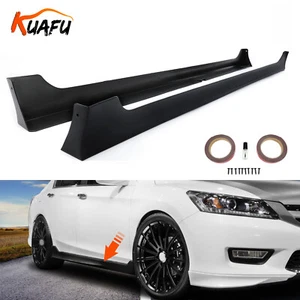 Side Skirts Extension Rocker Panel Extend For Honda Accord 4dr 2013-17 MOD Style - Picture 1 of 18