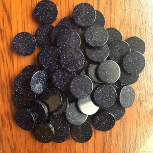 30 pcs trumpet finger key buttons for repairing parts new Blue sandstone - Picture 1 of 3