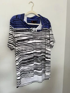 Jamie Sadock Hemd Herren Geometric Golf Polo Performance Druckknopf XL - Bild 1 von 7