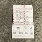 St. Louis Cardinals Tony LaRussa Auto Signed 6/4/97 Lineup Card JSA LOA Rare