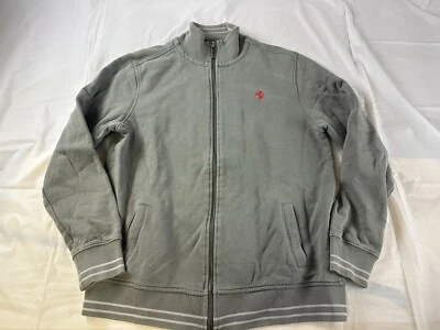 Sudadera Chaqueta Ferrari Cremallera Completa Para Hombre Gris Medio Algodón Mercancía Oficial Foto 1 de 4